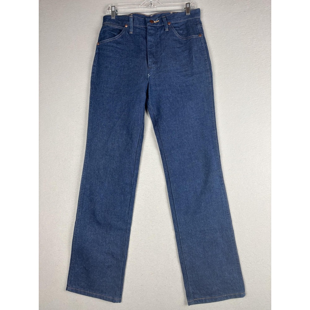Wrangler 936DEN Jeans Mens 31x32 Blue Cowboy Cut Slim Straight Denim Pants
